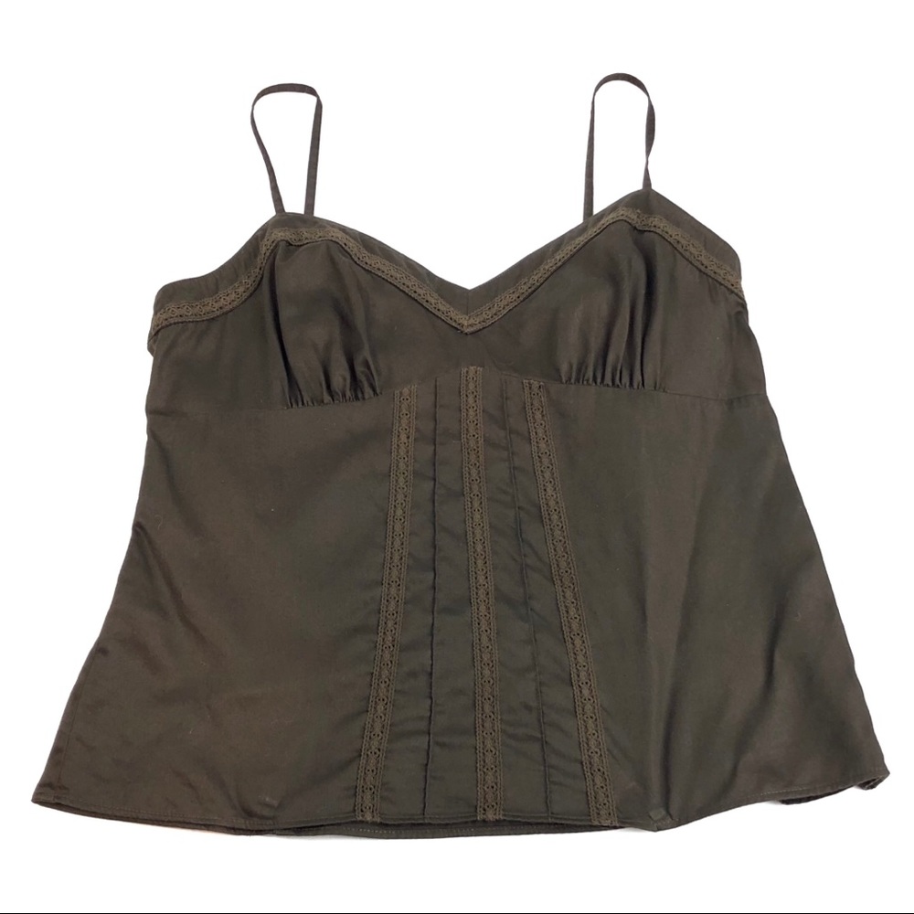 LOFT Women’s Brown Soft Cotten Cami Tank Top 6